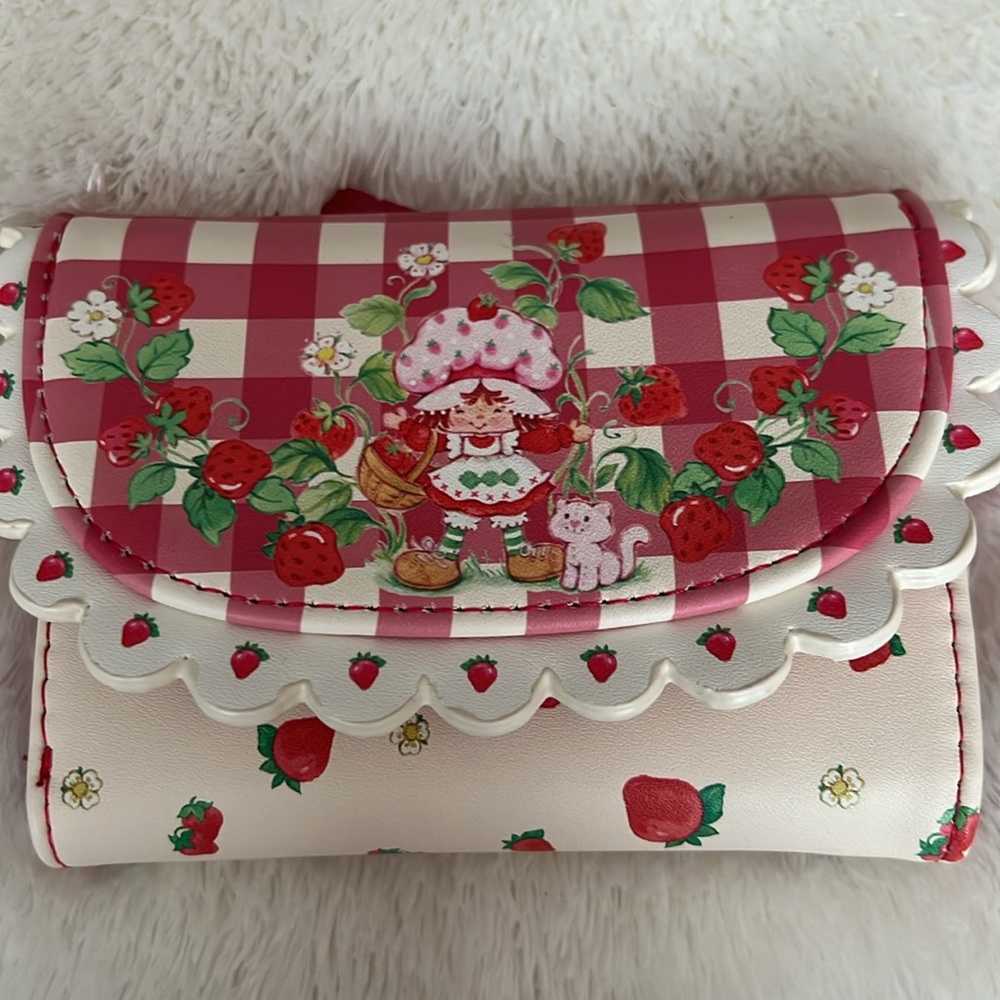 Strawberry Shortcake Gingham Wallet